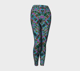 Peace Stained Glass Yoga Leggings III preview
