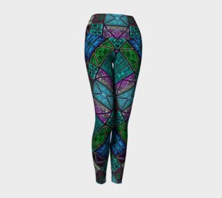 Evening Glass Garden Yoga Leggings Different Band preview