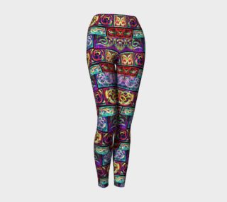 Ionic Stained Glass Yoga Leggings preview