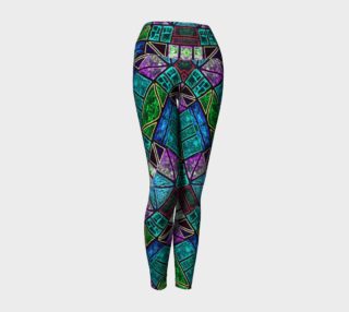 Charlevoix Stained Glass Yoga Leggings II preview