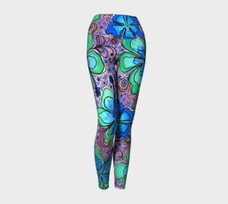 Tropical Hippie SeaFoam Yoga Pants preview