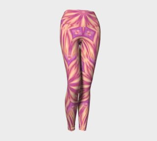 Pink Tiger Stripes Yoga Leggings preview