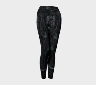 Black and Silvery Blue Leggings preview