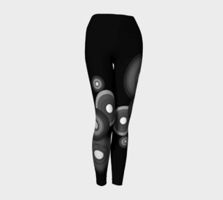 Black and White - Roundabout Yoga Leggings preview