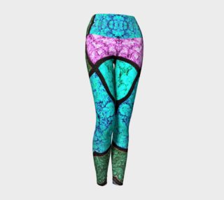 Nostalgia Stained Glass Yoga Leggings II preview