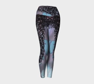 Abstract Black Lace Sexy Yoga Leggings preview
