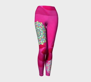Eye Candy and Soul Food Rose Yoga Leggings preview