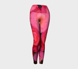 Fall Rose Yoga Leggings preview
