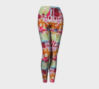 LOVE IS ALL THERE IS Yoga Leggings preview
