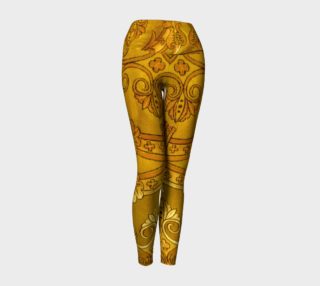 Golden Russian Robe Yoga Leggings preview