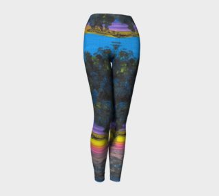 Florida Book Yoga Leggings Sunset Glow preview