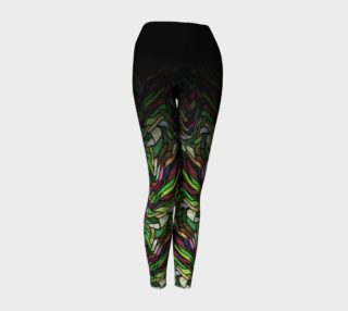 Geometrix - Stained Glass Springtime Yoga Leggings preview