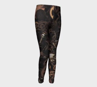Steampunk Gears Youth Leggings preview