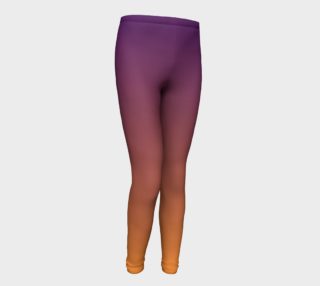 Sunset Glory Youth Leggings preview