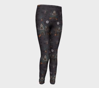 Halloween Haunted Houses Youth Leggings preview