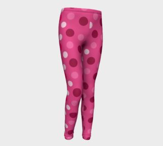 Cute Pink Polka Dot Leggings - Toddler aperçu