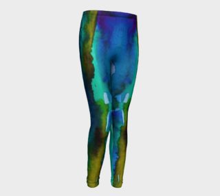 Nature Watercolor Youth Leggings preview