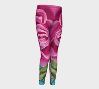 Pink Rose Youth Leggings preview