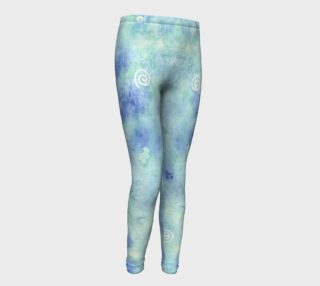 Blue lagoon Youth Leggings preview