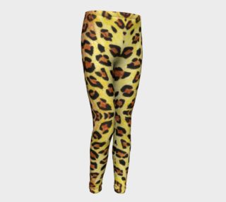 Leopard fur Youth Leggings preview
