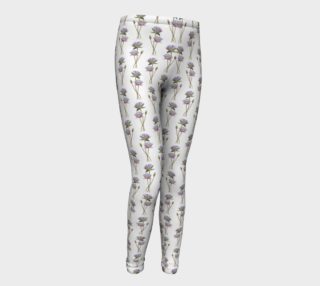 Lotus flowers pattern Youth Leggings preview