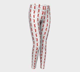 Hot peppers pattern Youth Leggings preview