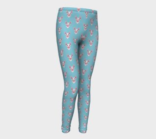 Sphynx cats pattern Youth Leggings preview