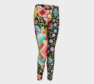 Groovy Chintz Mix Youth Leggings preview