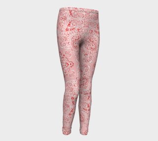 Pink Paisley Youth Leggings preview