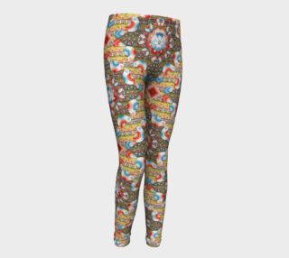 Heraldic Lovebird Youth Leggings preview