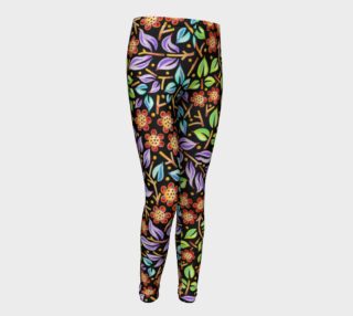 Filigree Floral Youth Leggings preview