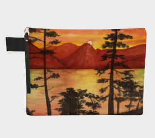 Sunset Zipper Carry All Pouch preview