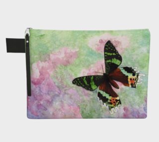 Urania Ripheus butterfly Zipper Carry All Pouch preview