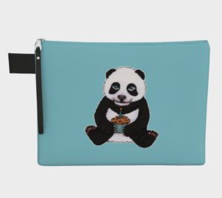 Baby panda's birthday Zipper Carry All Pouch preview
