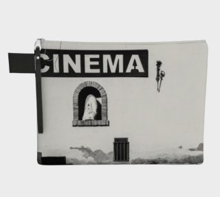 Utterly Italy Sabaudia Cinema Zipper Carry-All preview
