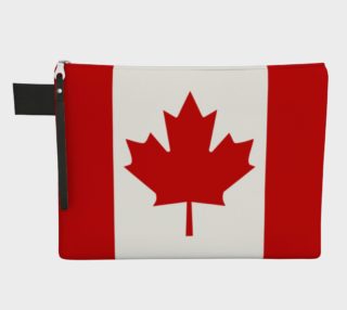 Flag of Canada, Red and White, Red Maple Leaf Carry All Bag preview