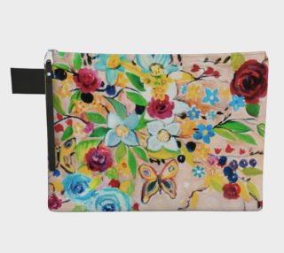 Bohemian Morning Garden Zipper Carry-All preview