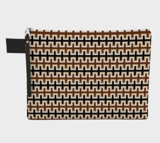Black, Brown, Camel Brown, and White Southwest Blanket preview