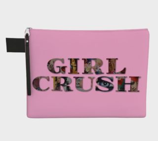 Girl Crush (Pink) Zippered Pouch preview
