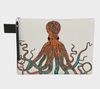 Octopus Watercolor Zipper Carry-All preview