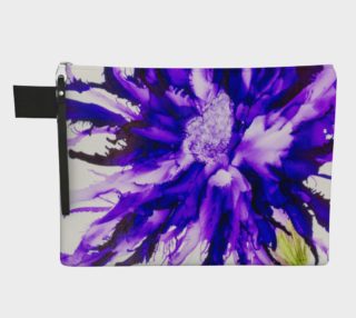 Abstract Purple Flower Alcohol Ink Art  preview