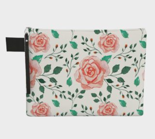 Romatic roses with leaves preview