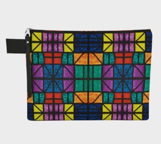 Detroit Stained Glass Zipper Carry-All preview