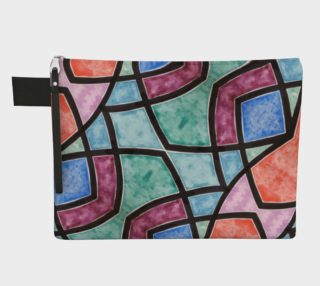 Colorful Stained Glass III Zipper Carry-All preview