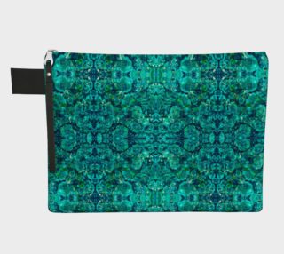 Perfect Turquoise Mosaic Zipper Carry All preview