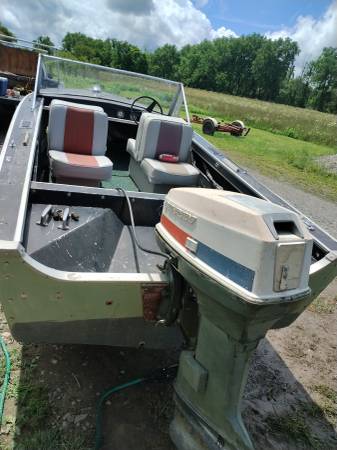 16 FOOT STARCRAFT ALUMINUM BOAT MOTOR AND TRAILER $1,200 | Boats For ...