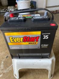 Car battery EverStart Maxx, 35N, 12 Volt 640 CCA NewNew $100 | Auto ...