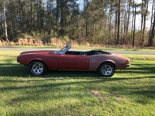 1968 Pontiac Firebird Convertible 9500 Sumter Cars Trucks For Sale Atlanta Ga Shoppok