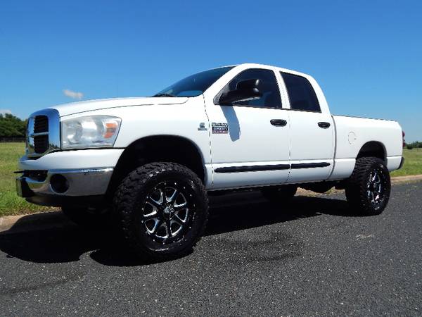 White Lightning 2007 Dodge Ram 2500 Slt 4x4 Leveled New 20