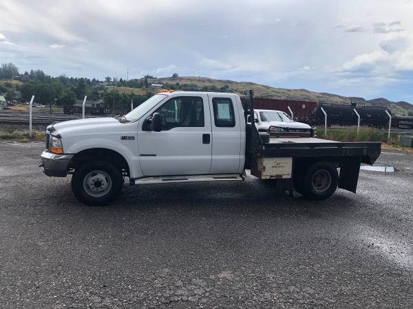 Photo 2000 FORD F350 SUPERCAB FLATBED DUALLY 4X4 - $18,900 (Livingston)